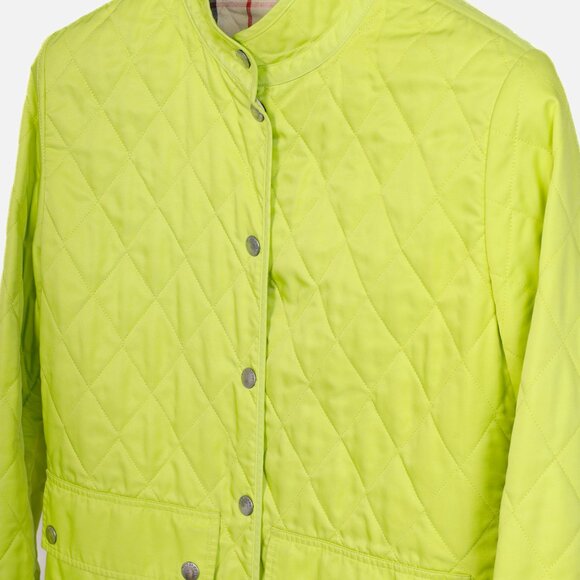 Burberry Neon Yellow Quilted Short Jacket - Picture 3 of 11